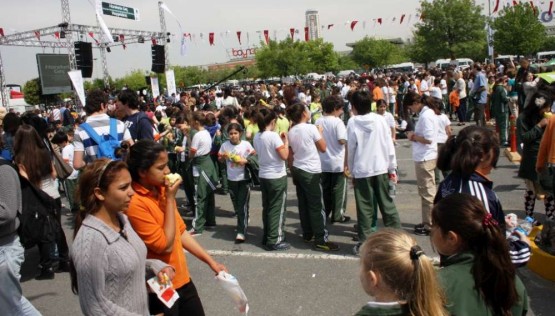 Ataşehir Çocuk sabah sporu rekoru