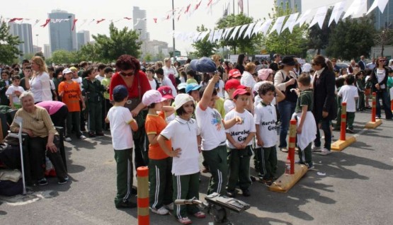 Ataşehir Çocuk sabah sporu rekoru