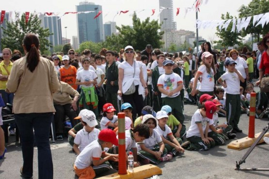 Ataşehir Çocuk sabah sporu rekoru