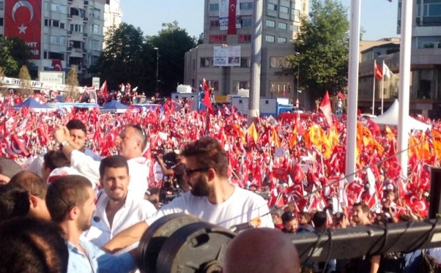 CHP'den Taksim'de Demokrasiye Karşı, Darbe Girişimi Protesto Mitingi, 2016