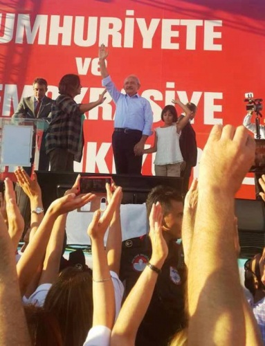 CHP'den Taksim'de Demokrasiye Karşı, Darbe Girişimi Protesto Mitingi, 2016