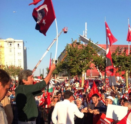 CHP'den Taksim'de Demokrasiye Karşı, Darbe Girişimi Protesto Mitingi, 2016