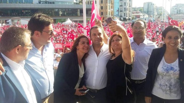 CHP'den Taksim'de Demokrasiye Karşı, Darbe Girişimi Protesto Mitingi, 2016