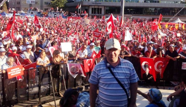 CHP'den Taksim'de Demokrasiye Karşı, Darbe Girişimi Protesto Mitingi, 2016