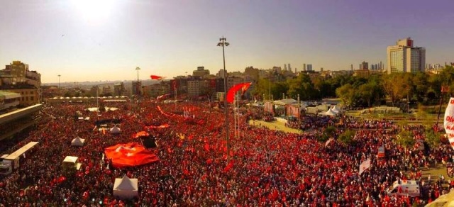 CHP'den Taksim'de Demokrasiye Karşı, Darbe Girişimi Protesto Mitingi, 2016