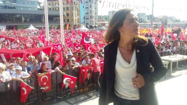 CHP'den Taksim'de Demokrasiye Karşı, Darbe Girişimi Protesto Mitingi, 2016