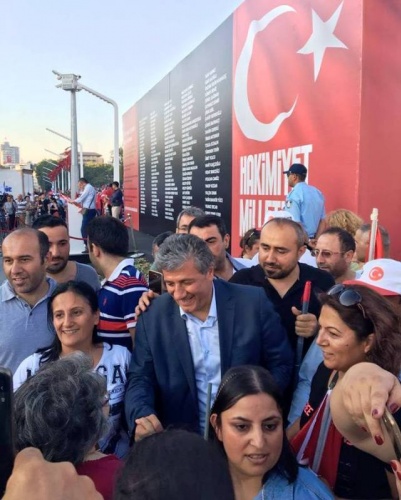 CHP'den Taksim'de Demokrasiye Karşı, Darbe Girişimi Protesto Mitingi, 2016