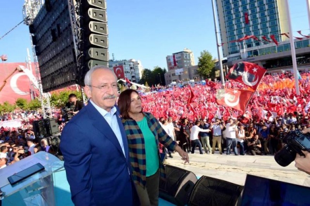 CHP'den Taksim'de Demokrasiye Karşı, Darbe Girişimi Protesto Mitingi, 2016