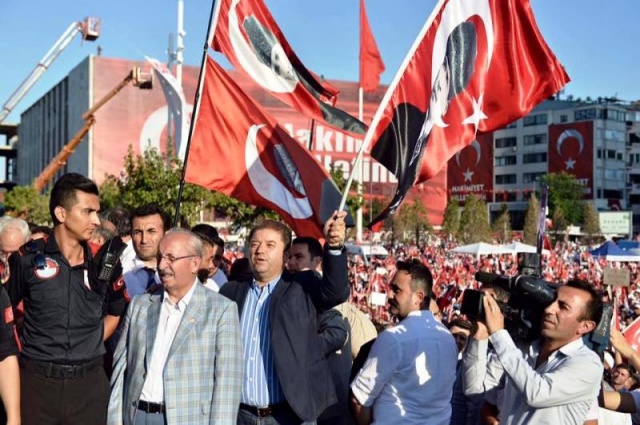 CHP'den Taksim'de Demokrasiye Karşı, Darbe Girişimi Protesto Mitingi, 2016