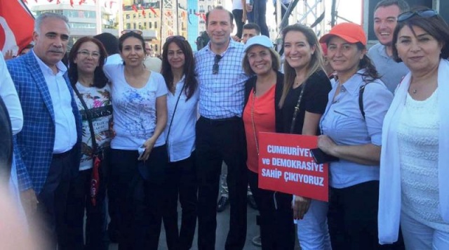 CHP'den Taksim'de Demokrasiye Karşı, Darbe Girişimi Protesto Mitingi, 2016