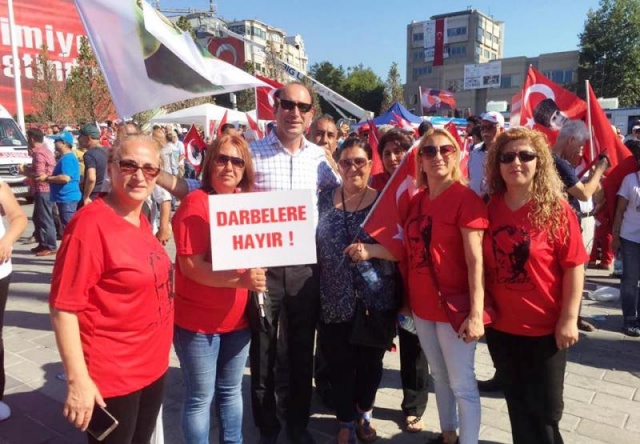 CHP'den Taksim'de Demokrasiye Karşı, Darbe Girişimi Protesto Mitingi, 2016