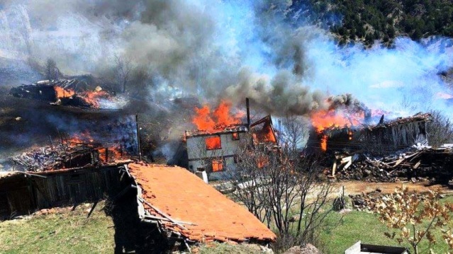 Çankırı, Ilgaz Serçeler Köyü Yangını 2017