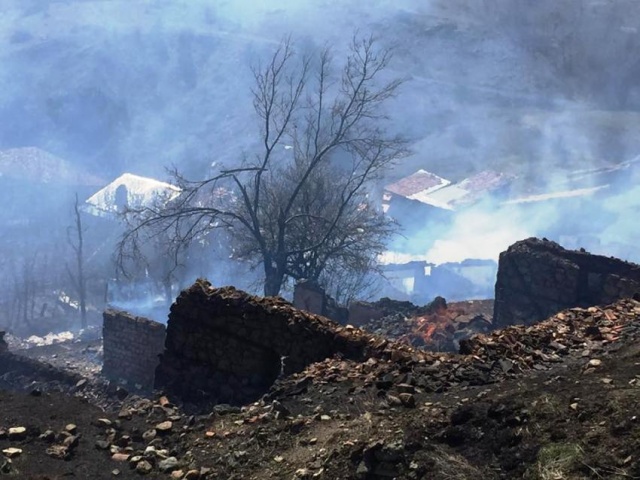 Çankırı, Ilgaz Serçeler Köyü Yangını 2017