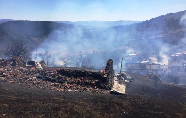 Çankırı, Ilgaz Serçeler Köyü Yangını 2017