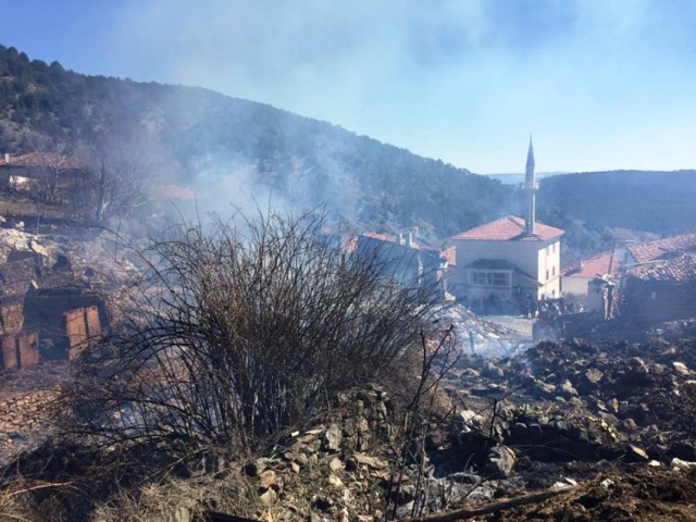 Çankırı, Ilgaz Serçeler Köyü Yangını 2017