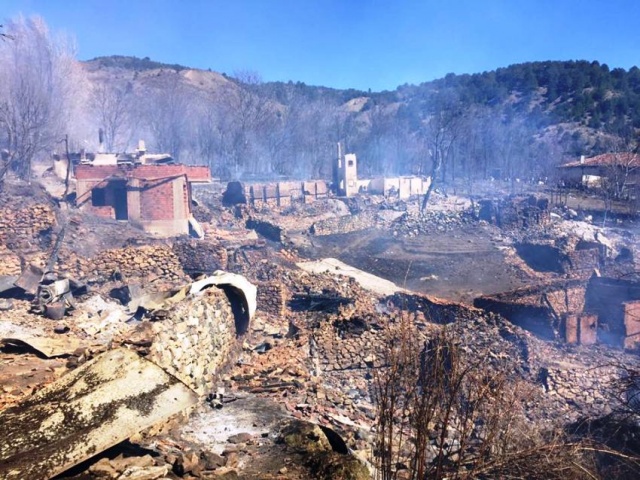 Çankırı, Ilgaz Serçeler Köyü Yangını 2017