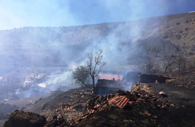 Çankırı, Ilgaz Serçeler Köyü Yangını 2017