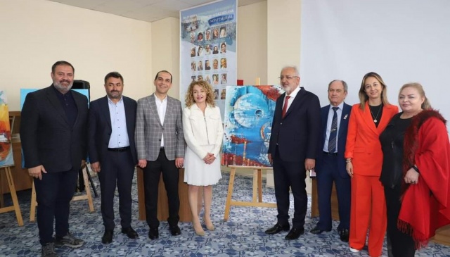 Çankırı'da Uluslararası Çankırı-Ilgaz Nolana Sanat Çalıştayı sergisi düzenlendi