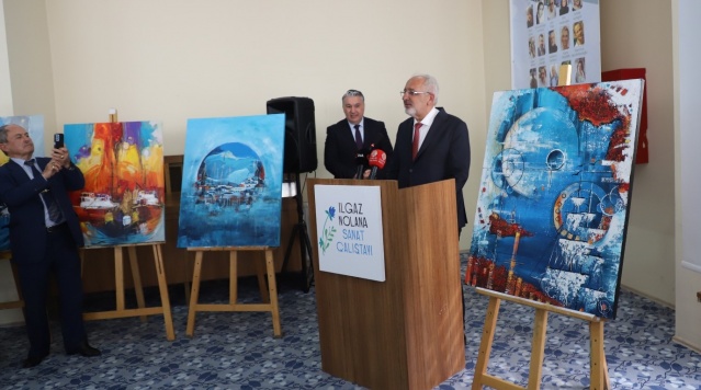 Çankırı'da Uluslararası Çankırı-Ilgaz Nolana Sanat Çalıştayı sergisi düzenlendi