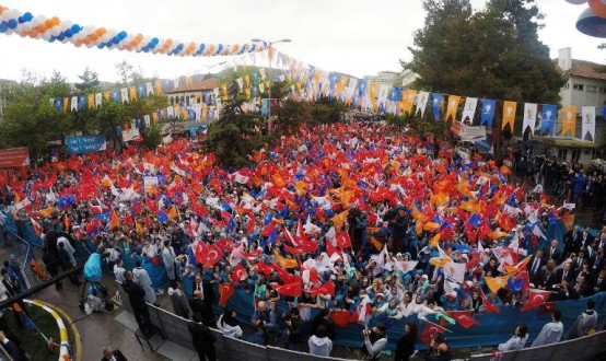 Ahmet Davutoğlu Çankırı Mitingi 2015