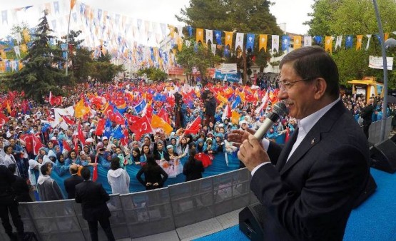 Ahmet Davutoğlu Çankırı Mitingi 2015