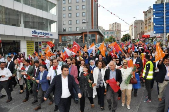 Ak Parti Ataşehir Yürüyüşü 2015