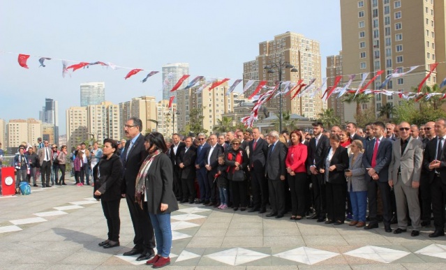 ATAŞEHİR 23 NİSAN ÇELENK KOYMA TÖRENİ 2019