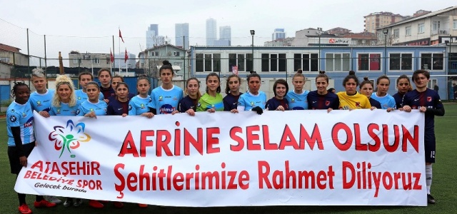 ATAŞEHİR BELEDİYESPOR KADIN FUTBOL TAKIMI ŞAMPİYON