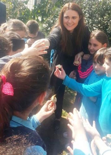 Ataşehir'de Çocuklar Baharı Lale Soğanı Dikerek Karşıladılar