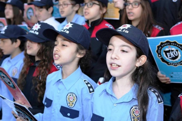 Polis Haftası Etkinliği, Ataşehir Emlak Konut Ortaokulu, 2017