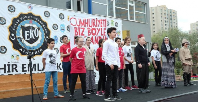 Ataşehir, Emlak Konur Ortaokulu Cumhuriyet Bayramı Kutlamaları, 2017