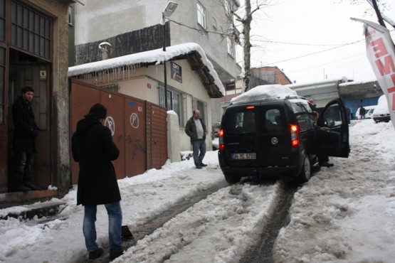 Ataşehir Öğütveren Sokak Kar Temizleme Çalışmaları 2015