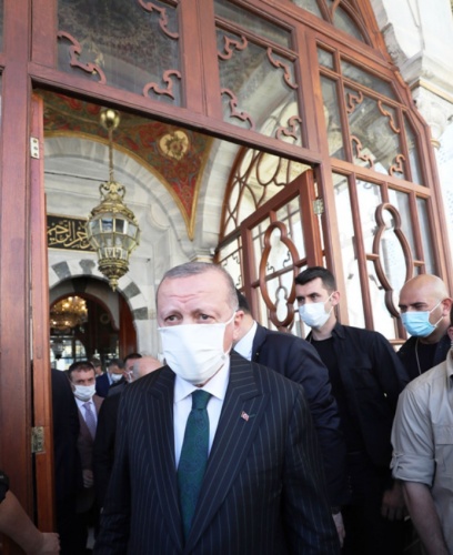 Ayasofya Cami İbadete Açılış Fotoları