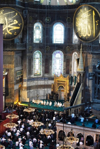 Ayasofya Cami İbadete Açılış Fotoları