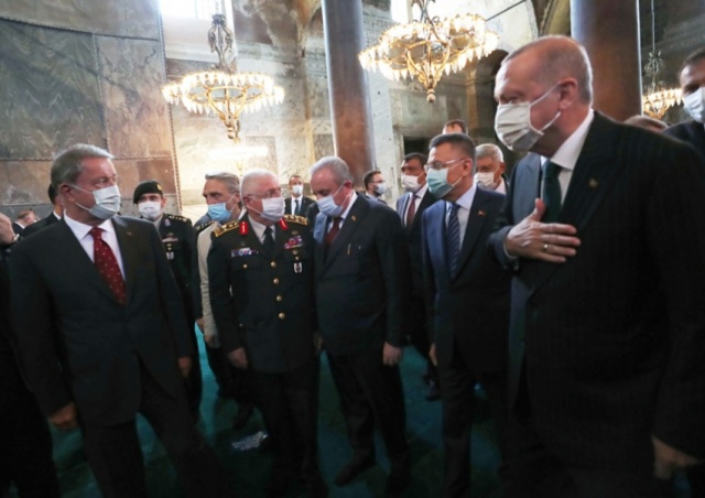 Ayasofya Cami İbadete Açılış Fotoları