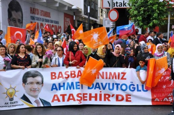 Akmet Davutoglu Ataşehir Mitingi 2015