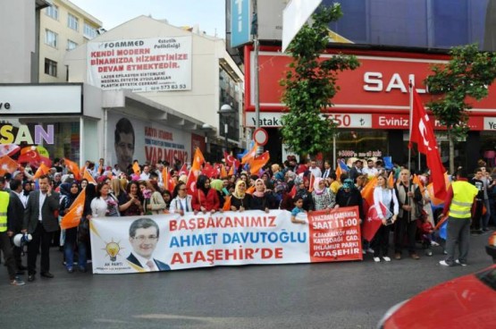 Akmet Davutoglu Ataşehir Mitingi 2015