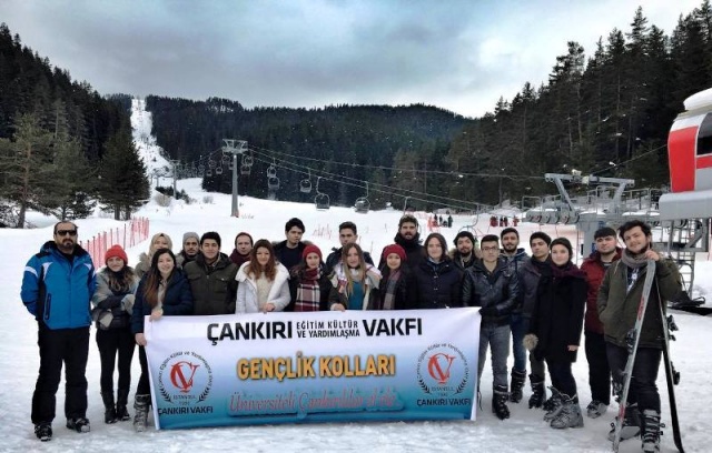 Çankırı Eğitim Kültür Vakfı, Bursiyerleri, Ilgaz Kayak Merkezi gezisi 2017