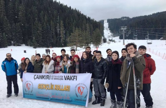 Çankırı Eğitim Kültür Vakfı, Bursiyerleri, Ilgaz Kayak Merkezi gezisi 2017