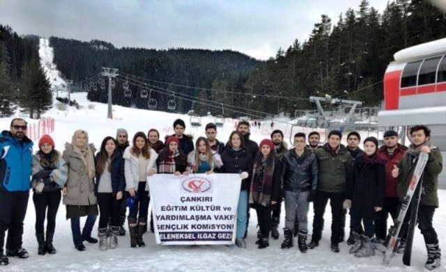 Çankırı Eğitim Kültür Vakfı, Bursiyerleri, Ilgaz Kayak Merkezi gezisi 2017