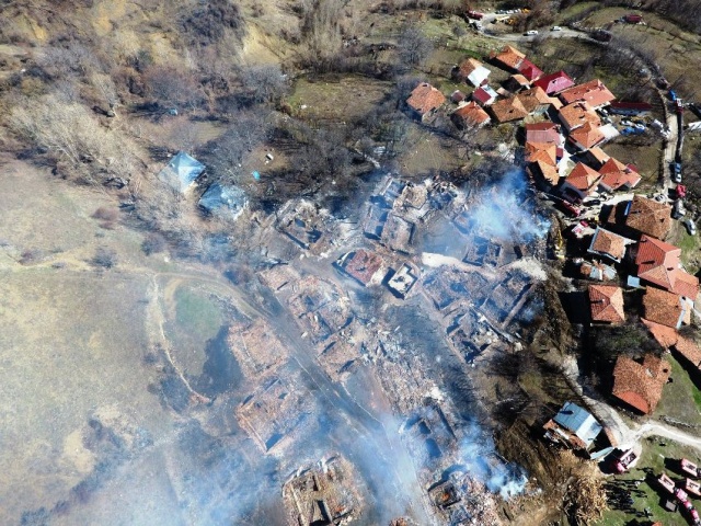 Çankırı, Ilgaz Serçeler Köyü Yangını 2017