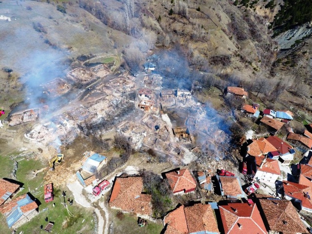 Çankırı, Ilgaz Serçeler Köyü Yangını 2017