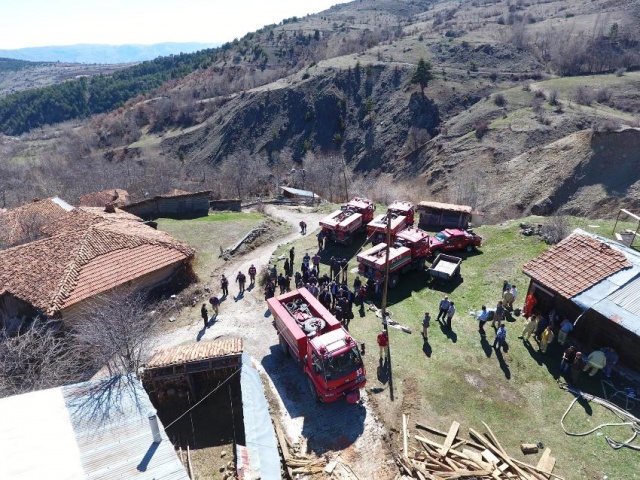 Çankırı, Ilgaz Serçeler Köyü Yangını 2017