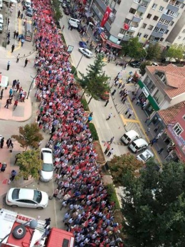 Çankırı Teröre Lanet Yürüyüşü 2015