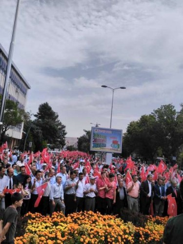 Çankırı Teröre Lanet Yürüyüşü 2015