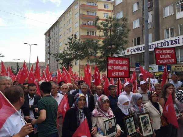 Çankırı Teröre Lanet Yürüyüşü 2015