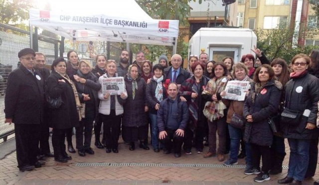 CHP Ataşehir İlçe Başkanlığı,  Cumhuriyet Gazetesi Destek Ziyareti