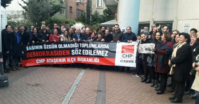 CHP Ataşehir İlçe Başkanlığı,  Cumhuriyet Gazetesi Destek Ziyareti