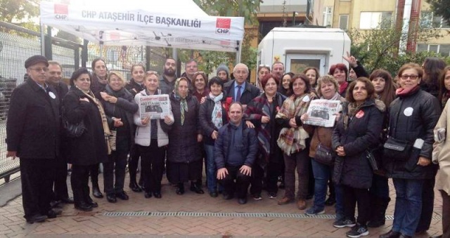 CHP Ataşehir İlçe Başkanlığı,  Cumhuriyet Gazetesi Destek Ziyareti