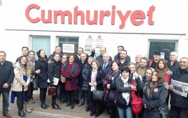 CHP Ataşehir İlçe Başkanlığı,  Cumhuriyet Gazetesi Destek Ziyareti